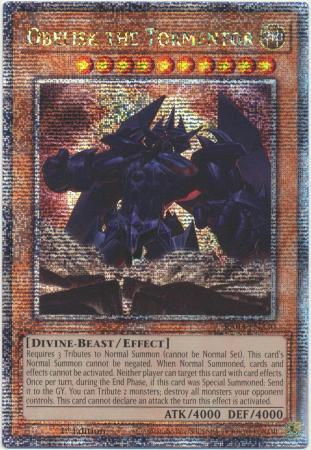 Obelisk the Tormentor - RA03-EN230 - Quarter Century Secret Rare - 1st Edition