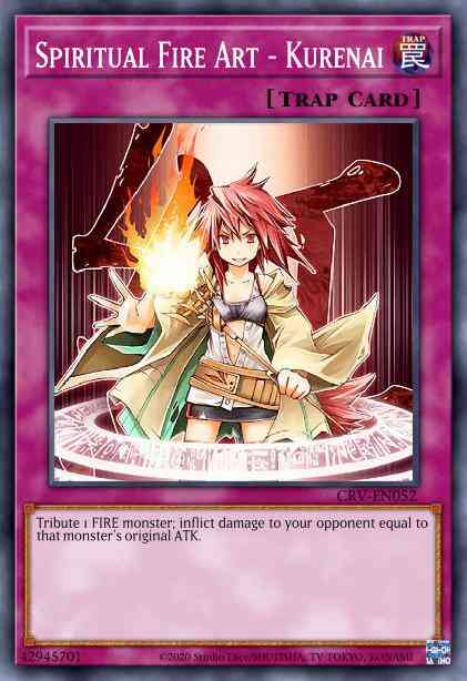 Spiritual Fire Art - Kurenai - CRV-EN052 - Common - 1st Edition