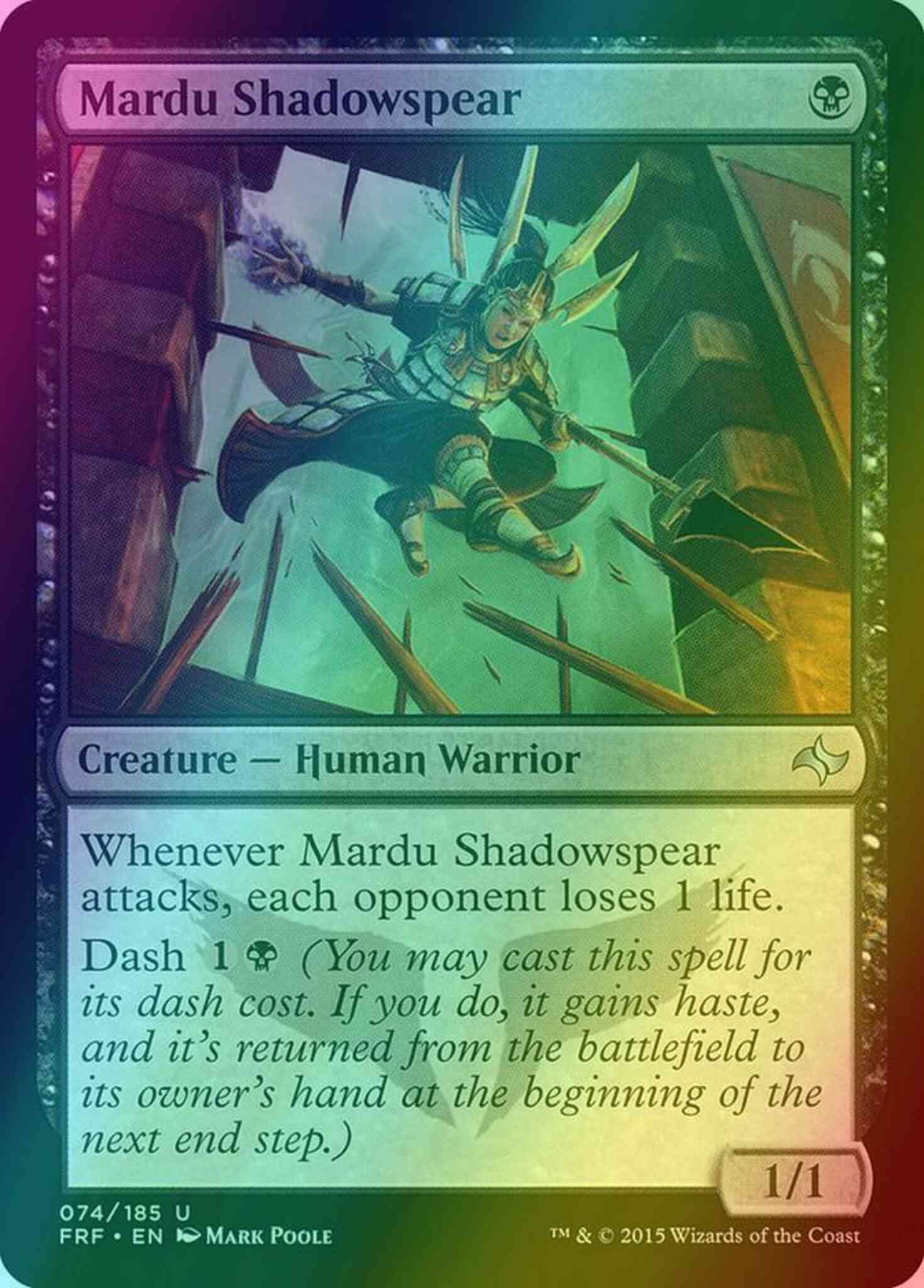best mardu cards mtg Mardu Shadowspear [74] [Fate Reforged] [Foil] – Face to Face Games