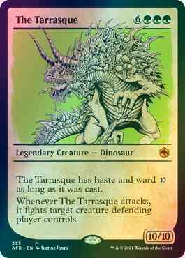 The Tarrasque [333] [Rulebook Showcase] [Adventures in the Forgotten Realms]  [Foil] – Face to Face Games