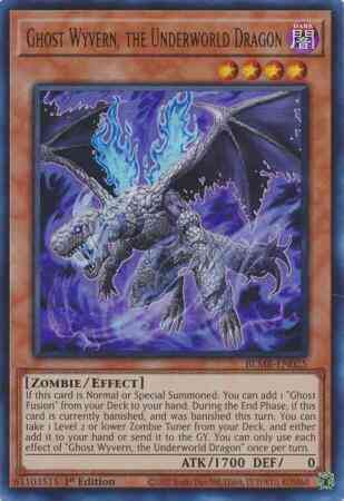 Ghost Wyvern, the Underworld Dragon - BLMR-EN025 - Ultra Rare - 1st Edition