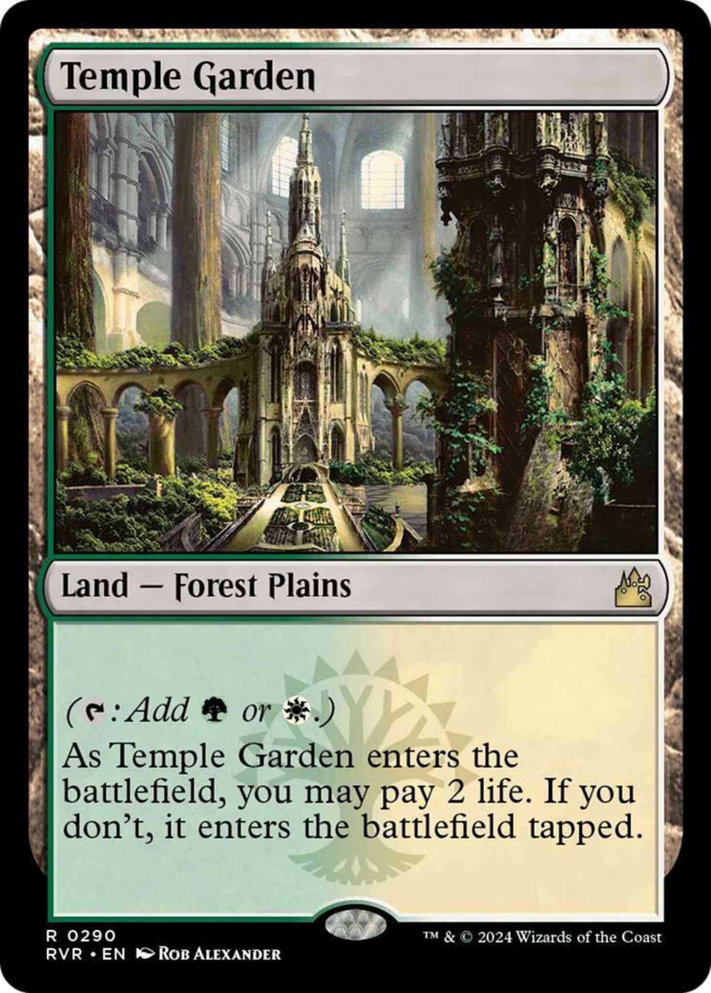Temple Garden [290] [Ravnica Remastered] [Non-Foil] – Face to Face