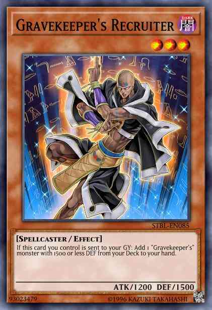 Gravekeeper's Recruiter - LCYW-EN193 - Ultra Rare - 1st Edition