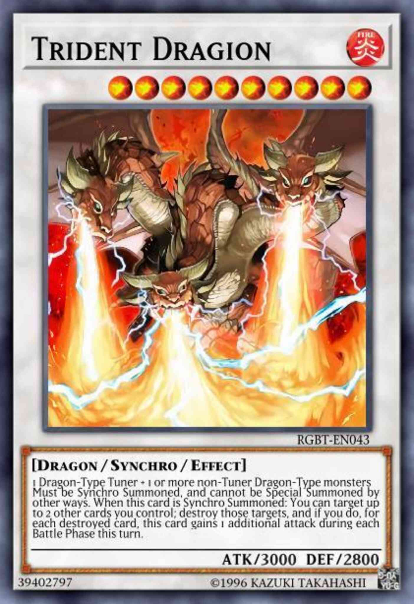 Trident Dragion - LC5D-EN237 - Secret Rare - 1st Edition