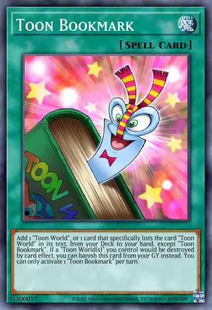 Toon Bookmark - TOCH-EN003 - Collector's Rare - 1st Edition