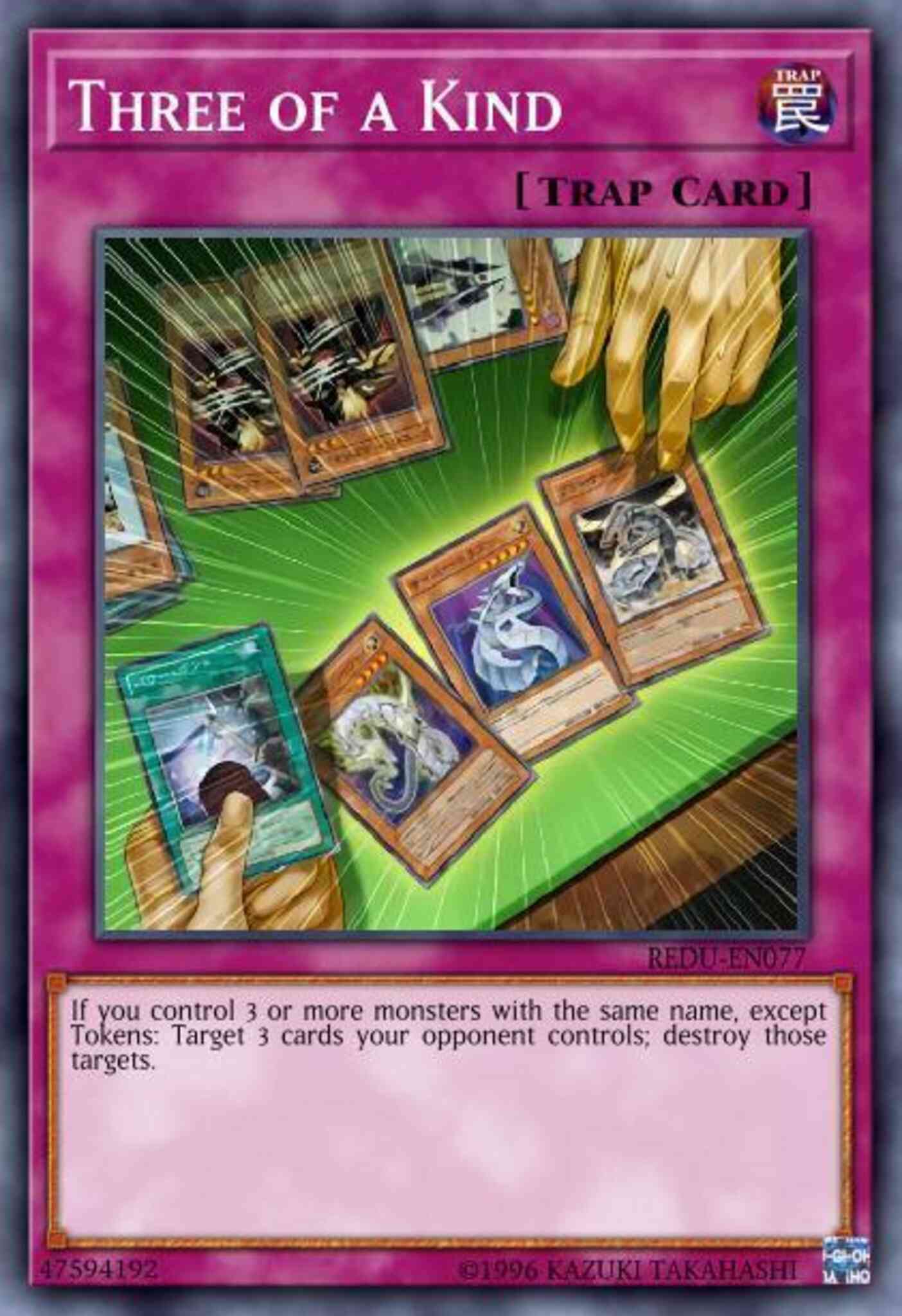 Three of a Kind - SDCR-EN031 - Common - 1st Edition