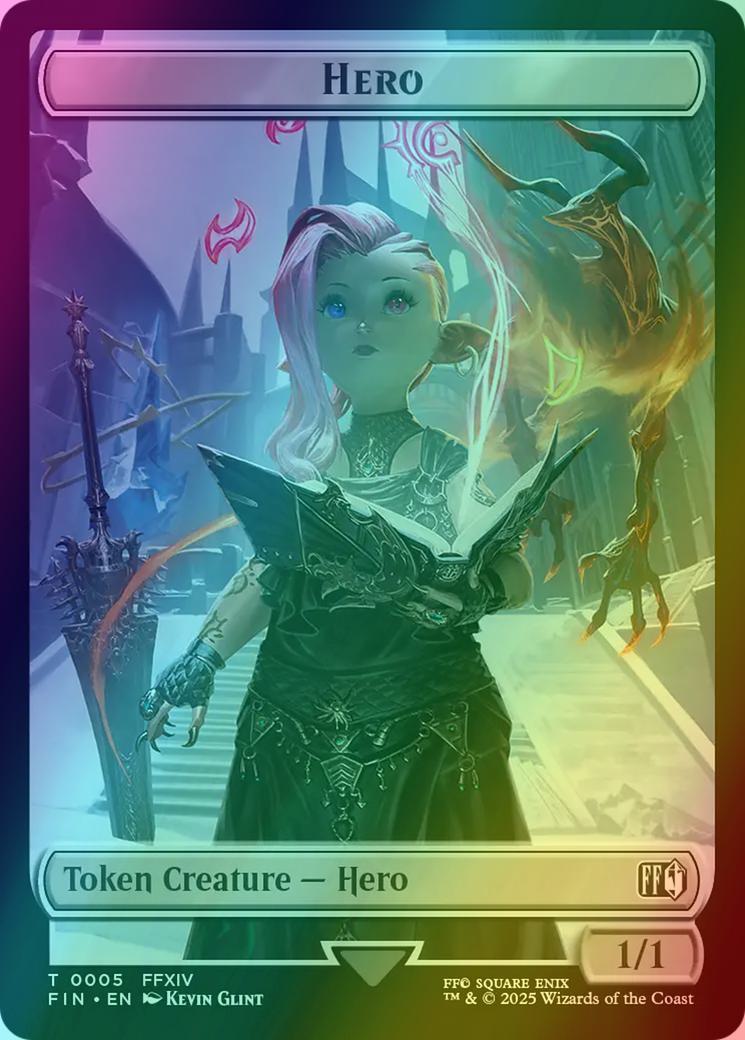 mtg forgotten realms collector booster box Hero Token (05) // Wizard Token (15) [FINAL FANTASY: Tokens] [Foil] – Face  to Face Games