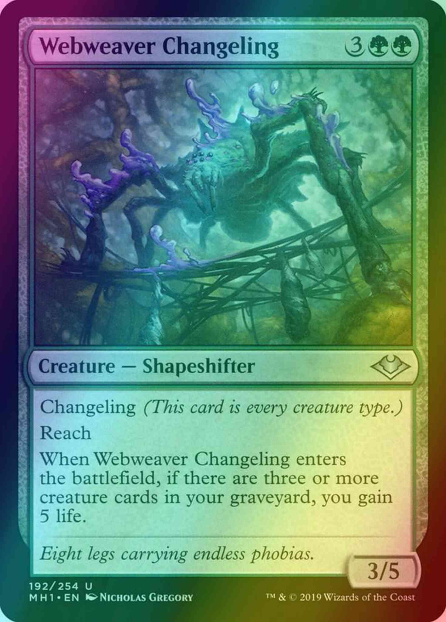 jankiest mtg cards Woodland Changeling [242] [Lorwyn] [Foil] – Face to Face Games