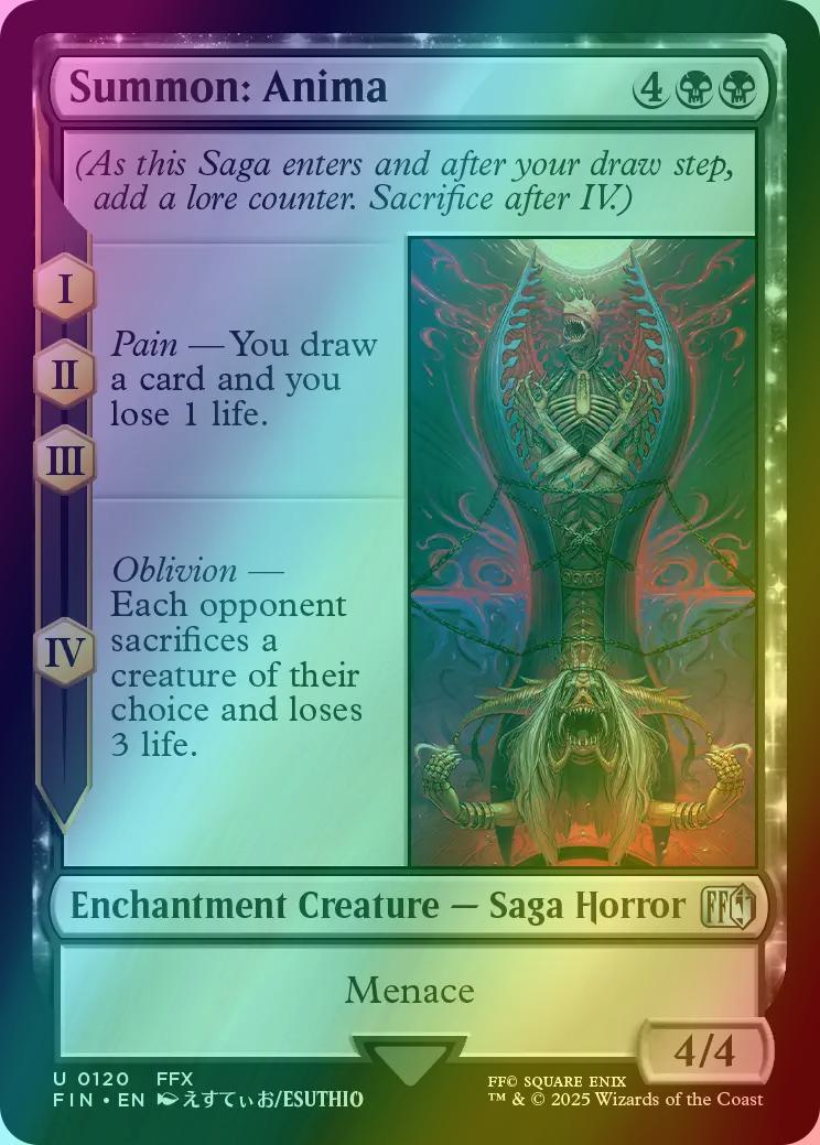 Summon: Anima [120] [FINAL FANTASY] [Foil] – Face to Face Games
