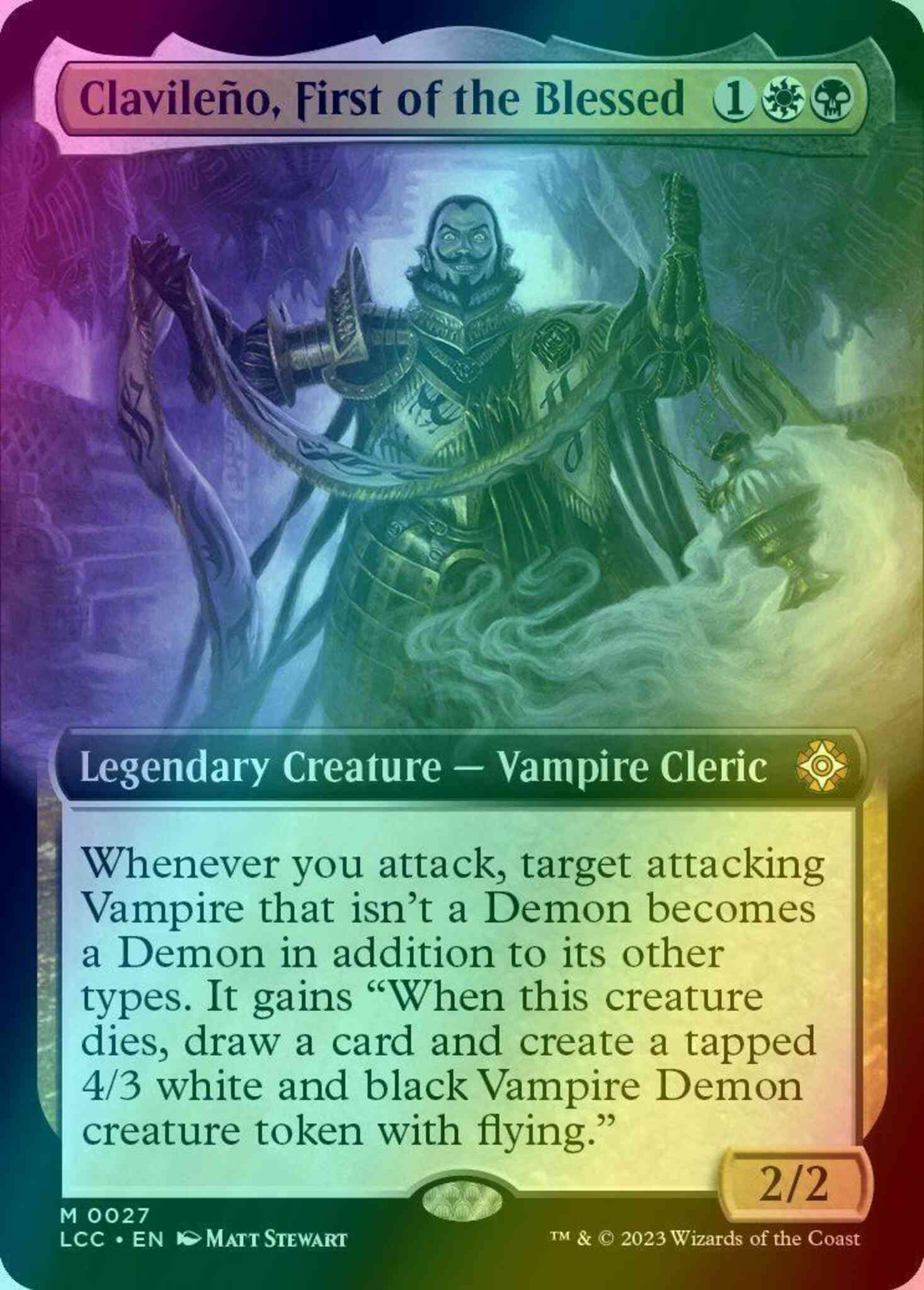 mtg clavileno commander deck Clavileño, First of the Blessed [27] [Extended Art] [The Lost Caverns of  Ixalan: Commander] [Foil] – Face to Face Games