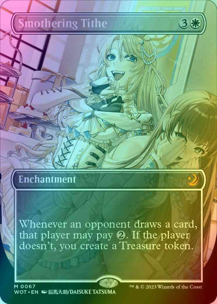 Smothering Tithe [67] [Borderless] [Anime] [Wilds of Eldraine