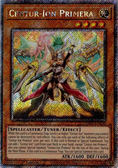 Centur-Ion Primera - RA05-EN030 - Platinum Secret Rare - 1st Edition