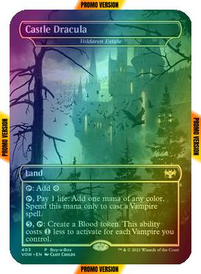 dracula mtg card Castle Dracula