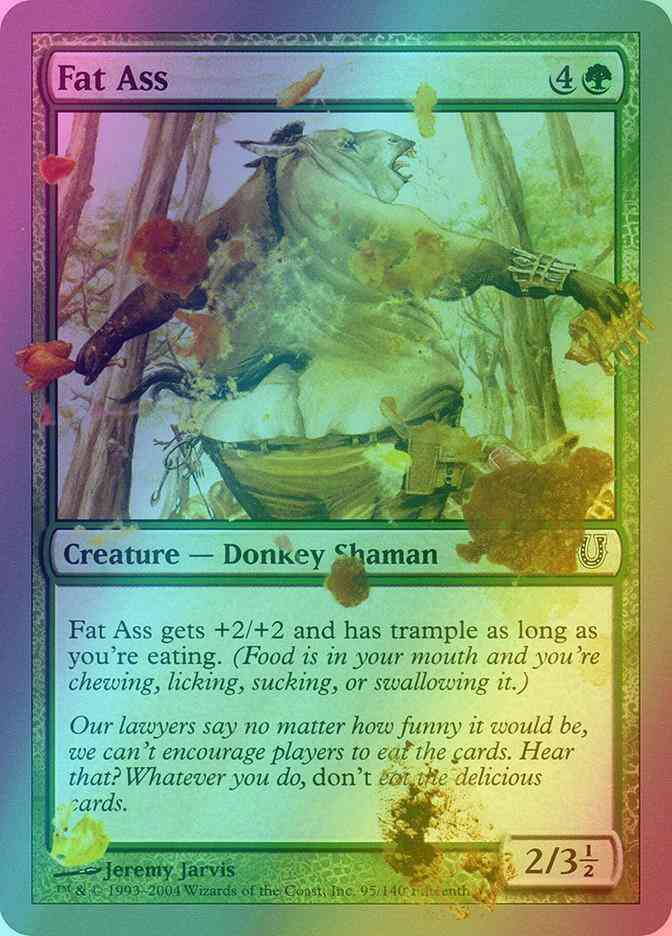 ass cards mtg Magic: the Gathering - Fat bordered permanent in any game you can see from your seat. stupid mtg cards Top 10