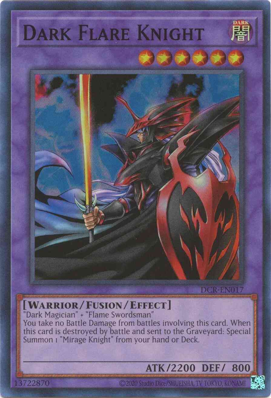 Dark Flare Knight - 25th Anniversary - DCR-EN017 - Super Rare - Unlimited