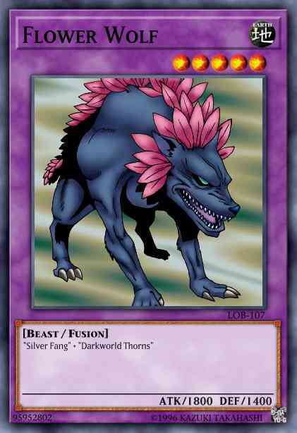 Flower Wolf - LOB-107 - Rare - Unlimited
