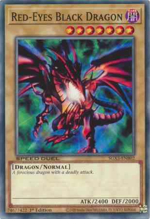 Red-Eyes Black Dragon - SGX3-ENB02 - Common - 1st Edition