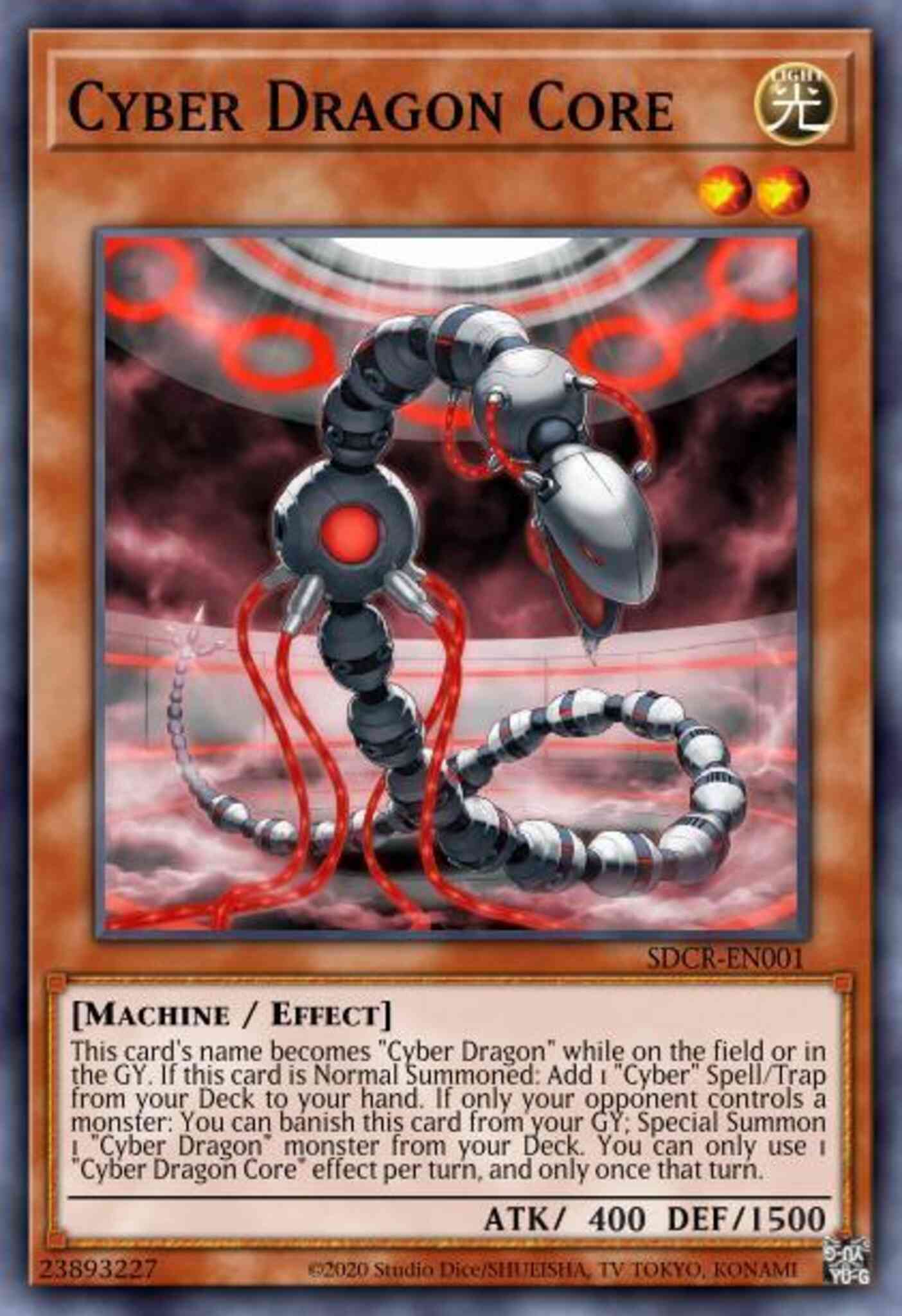 Cyber Dragon Core - SDCR-EN001 - Super Rare - Unlimited