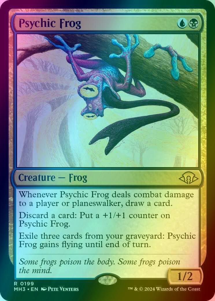 Psychic Frog [199] [Modern Horizons 3] [Foil] – Face to Face Games
