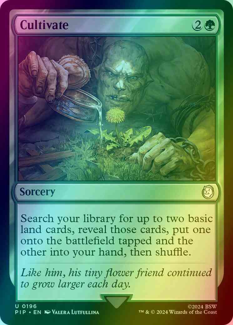 cultivate mtg card Cultivate [196] [Fallout] [Foil] – Face to Face Games
