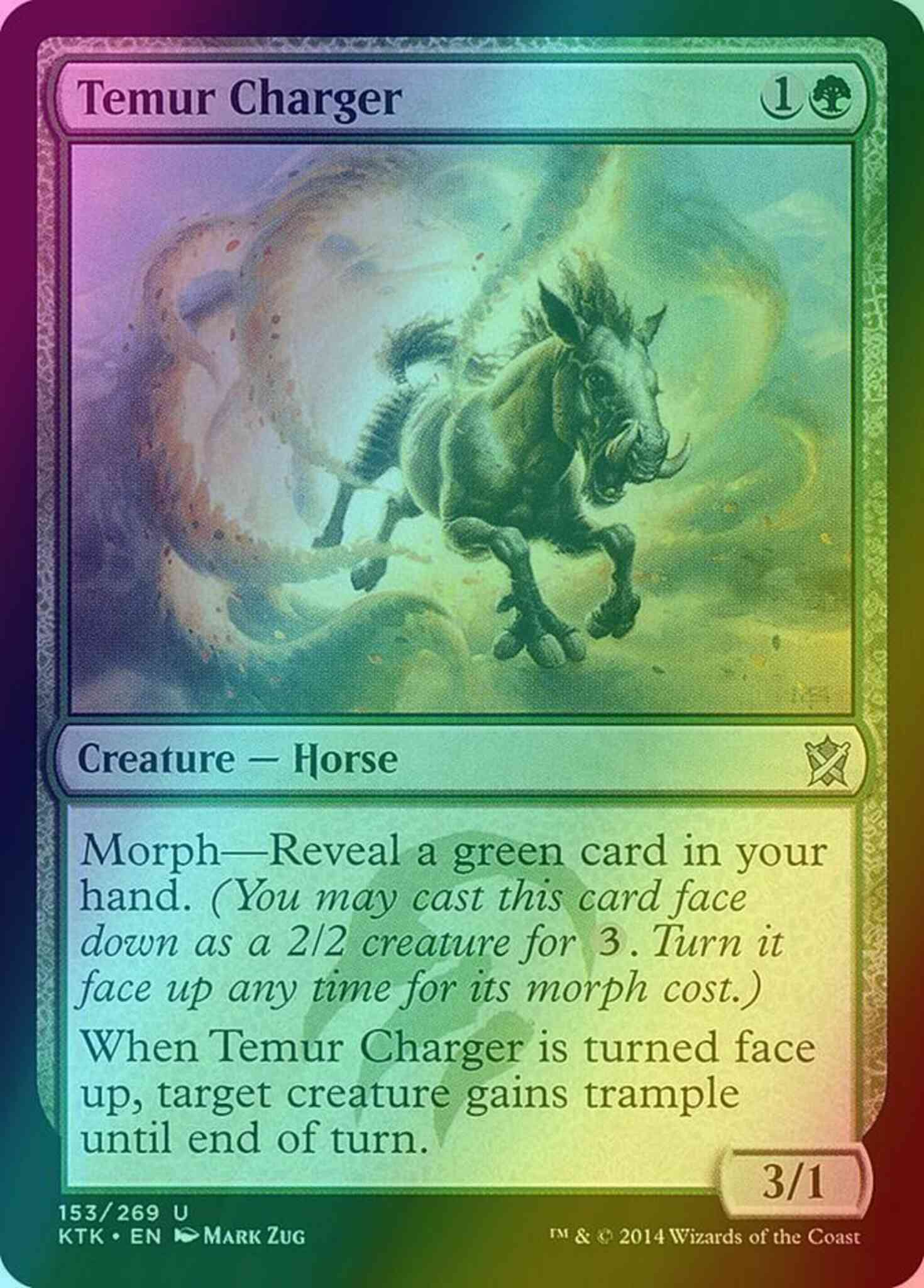 Temur Charger [153] [Khans Of Tarkir] [Foil]  Face to Face Games