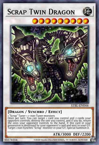 Scrap Twin Dragon - STBL-EN044 - Ultra Rare - 1st Edition