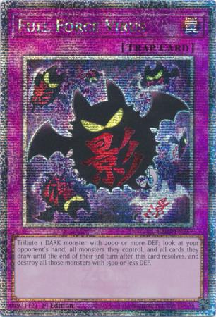 Full Force Virus - RA03-EN267 - Quarter Century Secret Rare - 1st Edition