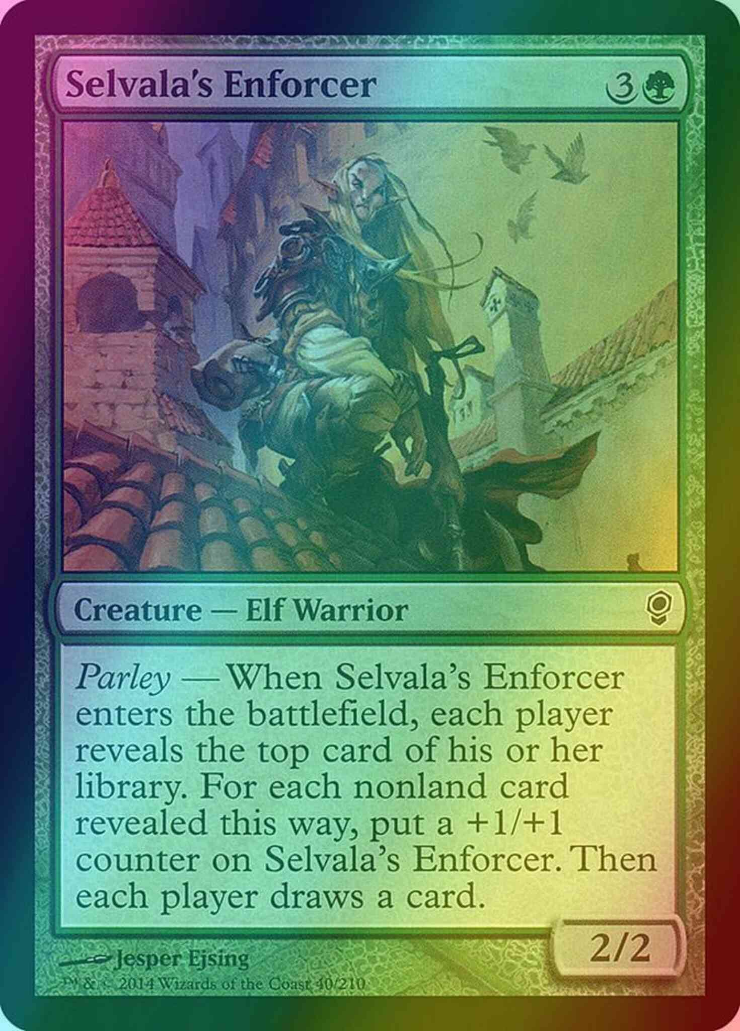 Selvala's Enforcer [40] [Conspiracy] [Foil]  Face to Face Games