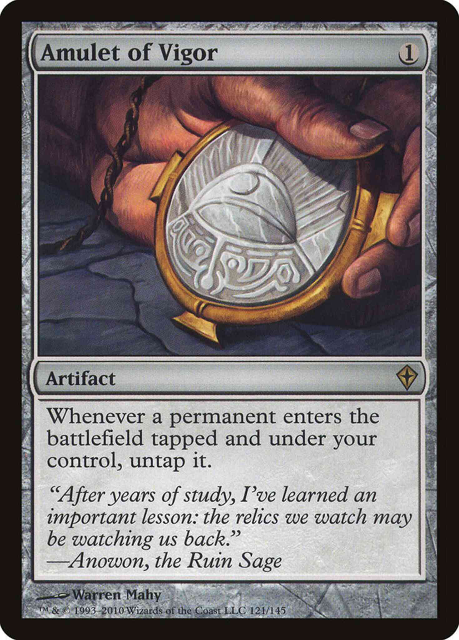 MTG 精力の護符/Amulet of Vigor 2枚セット Amulet of Vigor [121] [Worldwake] [Non-Foil] – Face to Face Games