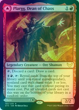 Plargg, Dean of Chaos // Augusta, Dean of Order [155] [Strixhaven: School  of Mages] [Foil] – Face to Face Games