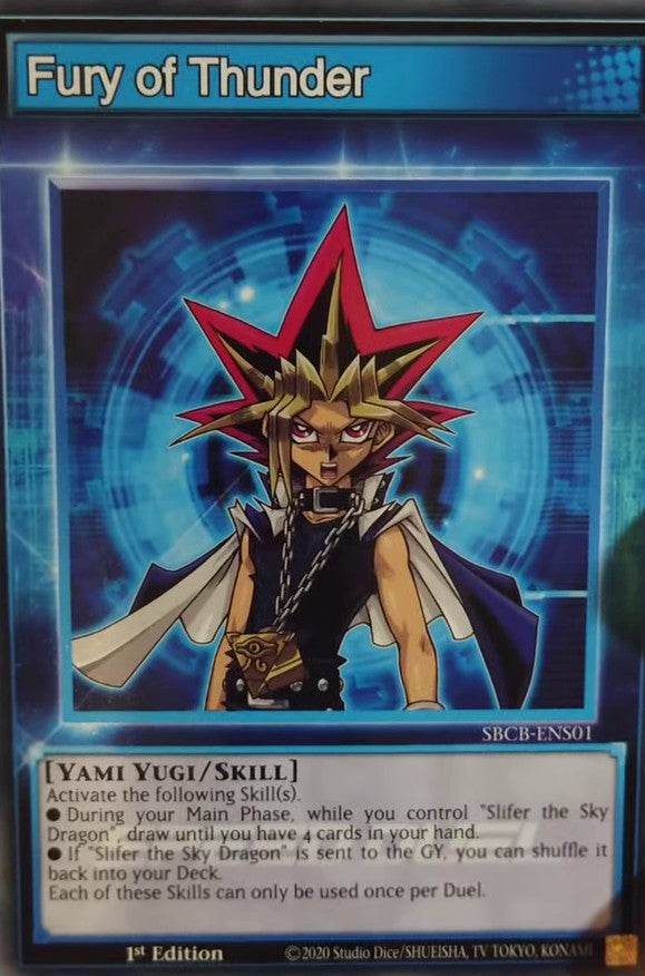 Fury of Thunder - SBCB-ENS01 - Common - 1st Edition