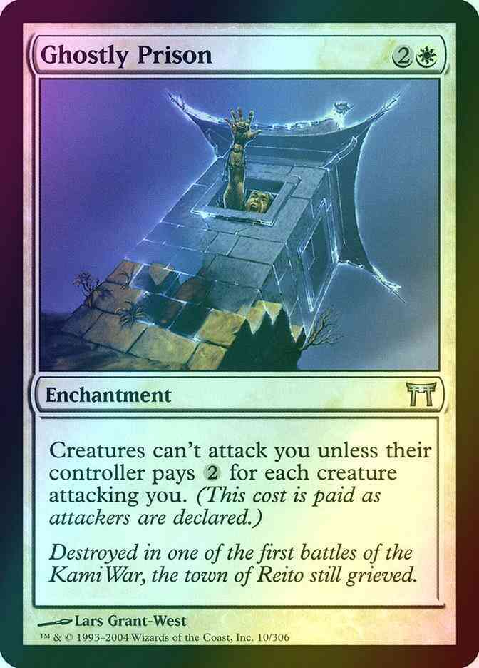 cards with disguise mtg Ghostly Prison [10] [Champions of Kamigawa] [Foil] – Face to Face Games