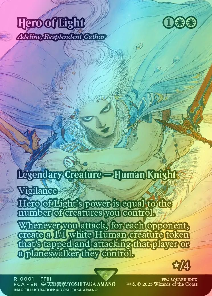 hero of light final fantasy mtg Hero of Light