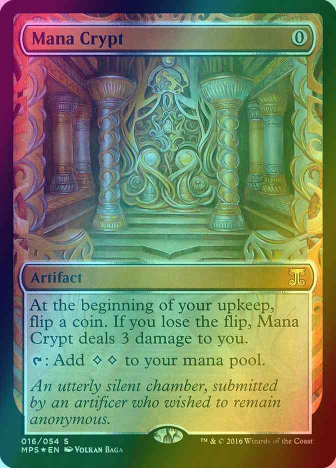 Mana Crypt [16] [Masterpiece Series] [Kaladesh Inventions] [Foil] – Face to  Face Games