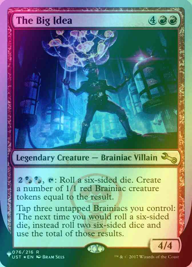 custom mtg cards The Big Idea [26] [UST Set Symbol] [The List: Unfinity Foil Edition] [Foil]  – Face to Face Games