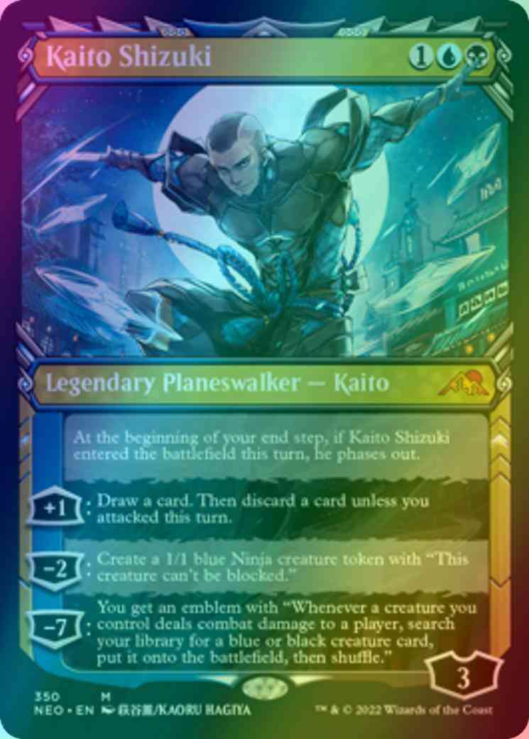 Kaito Shizuki [350] [Ninja Showcase] [Kamigawa: Neon Dynasty] [Foil] – Face  to Face Games
