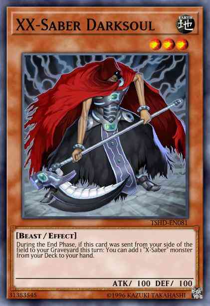 XX-Saber Darksoul - CT08-EN017 - Super Rare - Limited