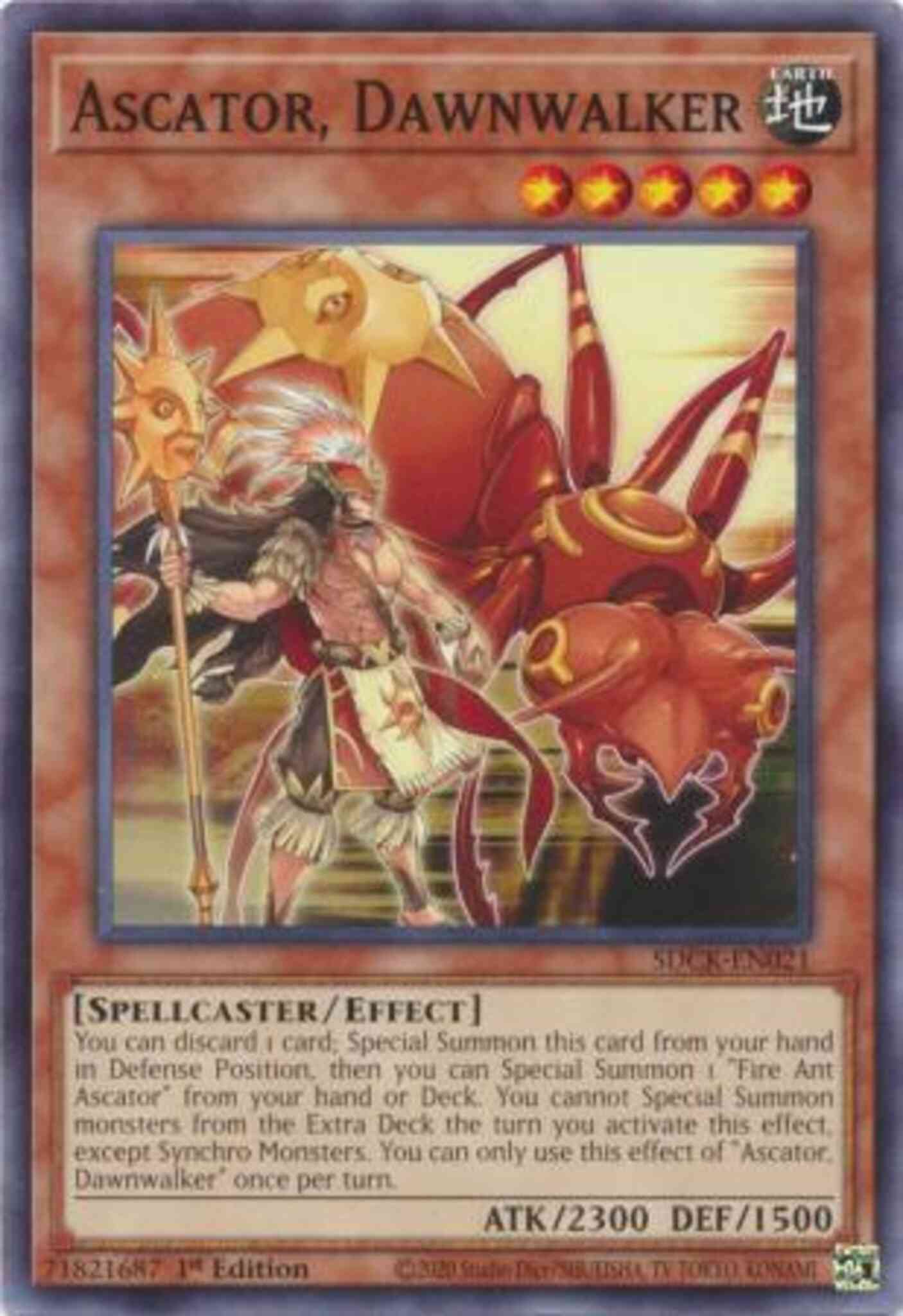 Ascator, Dawnwalker - SDCK-EN021 - Common - 1st Edition