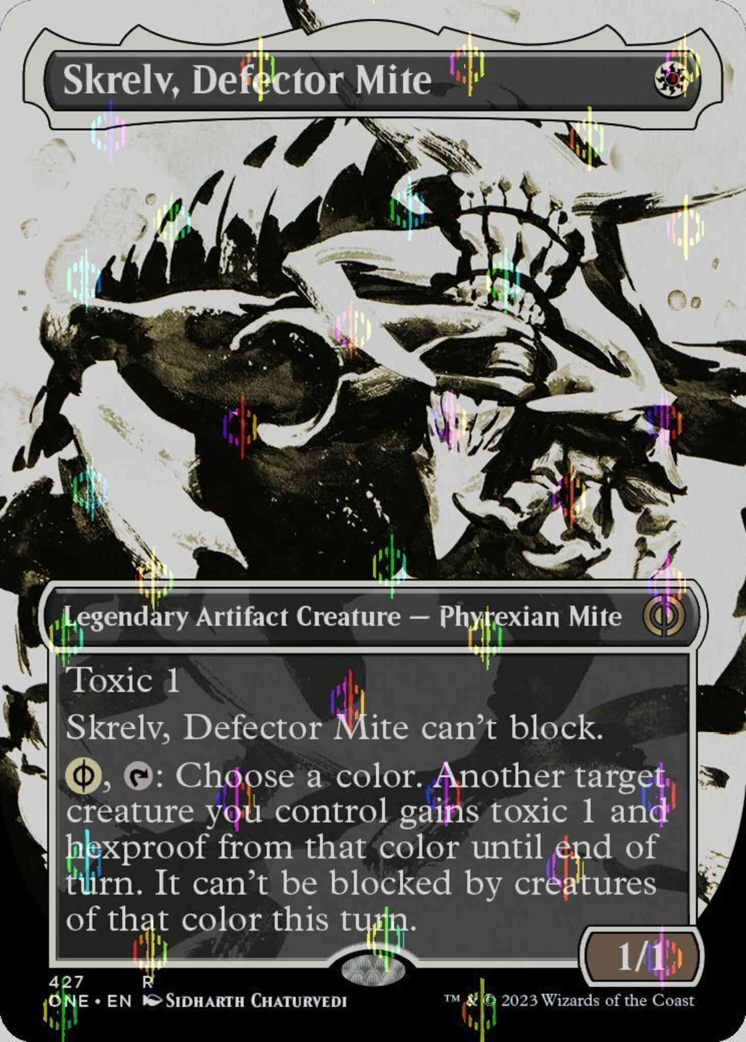 mite cards mtg Skrelv, Defector Mite [427] [Borderless] [Ichor] [Phyrexia: All Will Be  One] [Compleat Foil] – Face to Face Games
