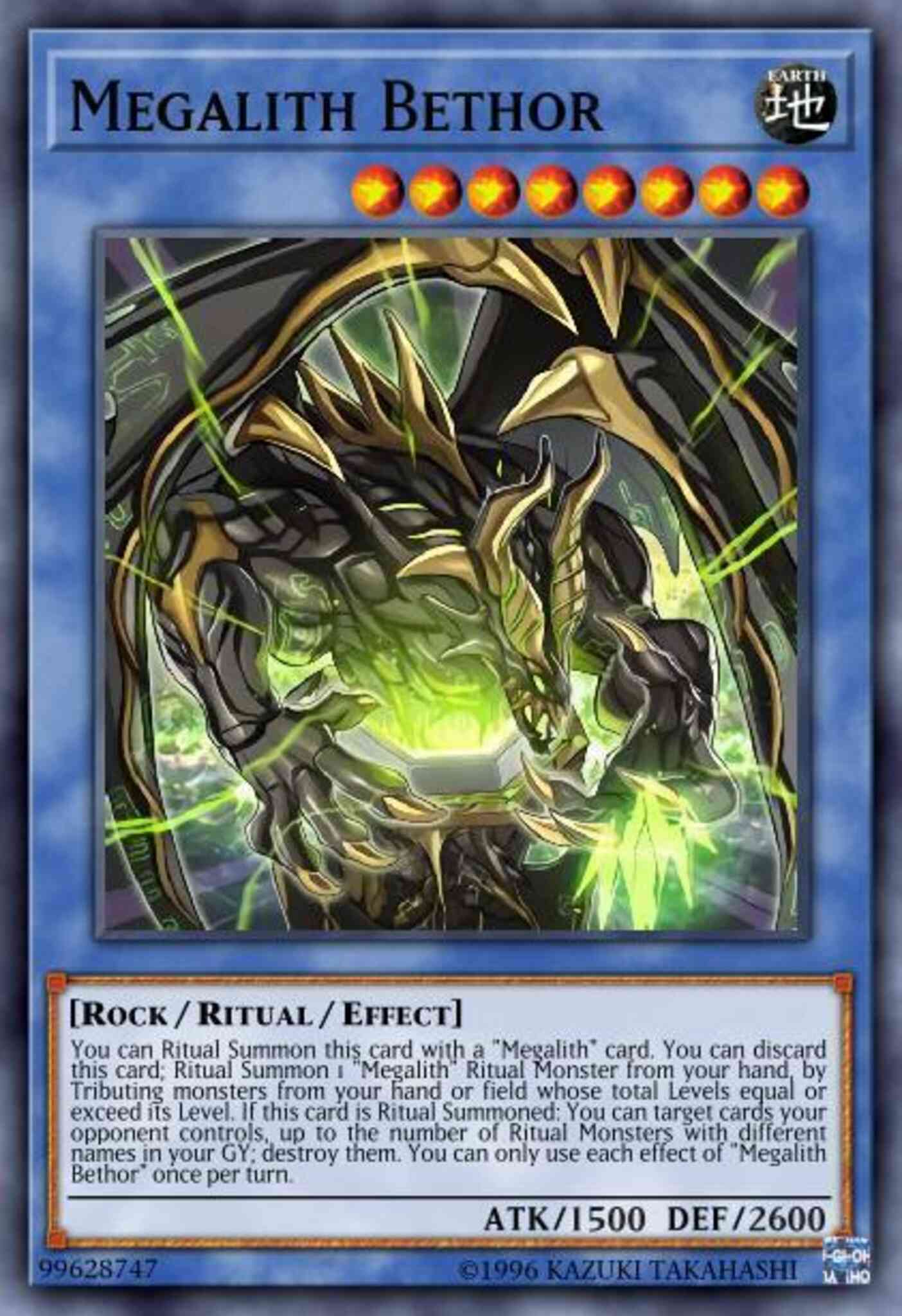 Megalith Bethor - IGAS-EN039 - Common - 1st Edition