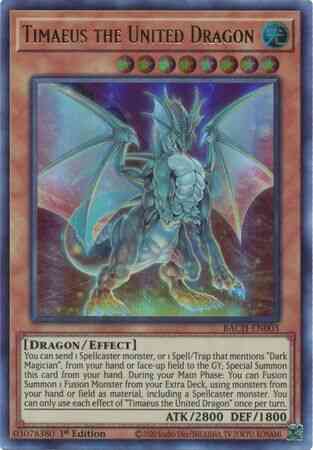 yugioh timaeus deck Timaeus the United Dragon - BACH-EN003 - Ultra Rare