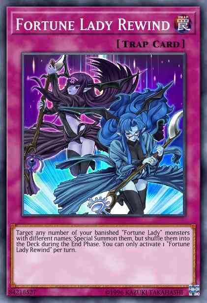 Fortune Lady Rewind - RIRA-EN070 - Rare - 1st Edition