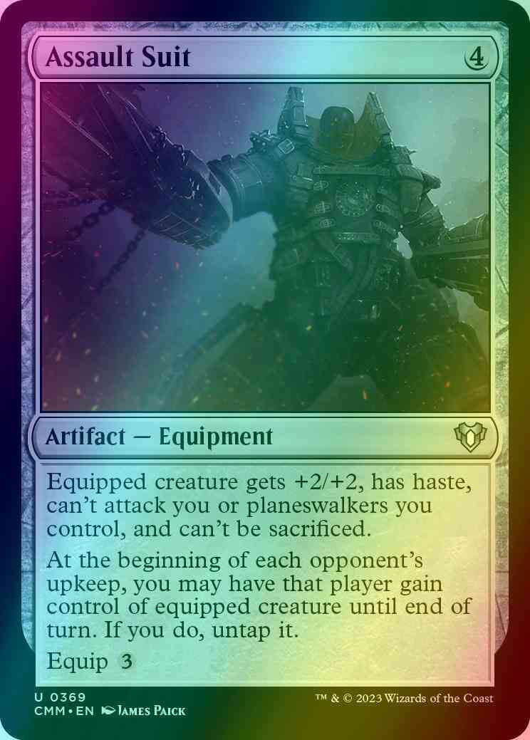 Assault Suit [369] [Commander Masters] [Foil] – Face to Face Games