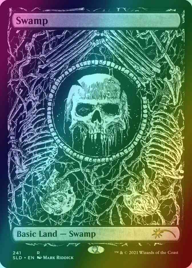 Swamp [0241] [Full Art] [Crushing Brutality] [Secret Lair Drop