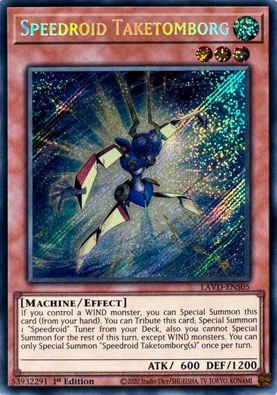Speedroid Taketomborg - LAVD-ENS05 - Secret Rare - 1st Edition