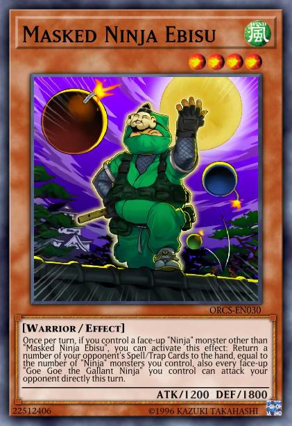 Masked Ninja Ebisu - ORCS-EN030 - Common - Unlimited