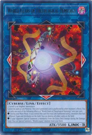 World Gears of Theurlogical Demiurgy - CRBR-EN044 - Rare - 1st Edition