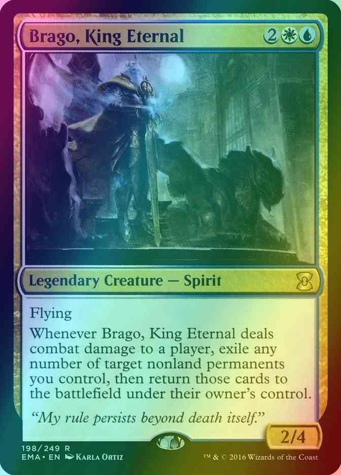 Brago, King Eternal [198] [Eternal Masters] [Foil] – Face to Face Games