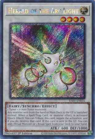 Herald of the Arc Light - RA01-EN031 - Platinum Secret Rare - 1st Edition