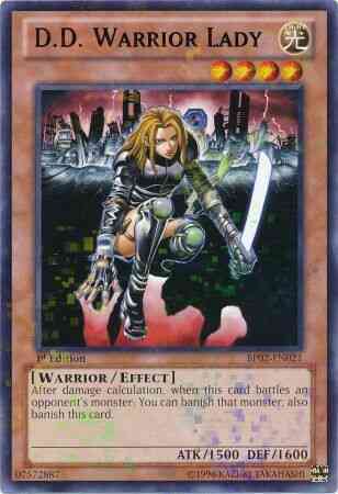 D.D. Warrior Lady - BP02-EN021 - Mosaic Rare - 1st Edition